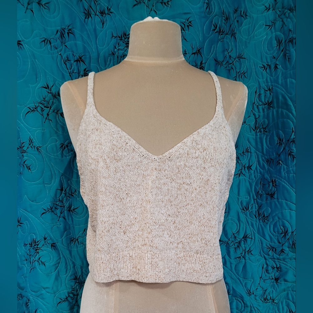 American Eagle Plus Size Knit Crop Top XXXL